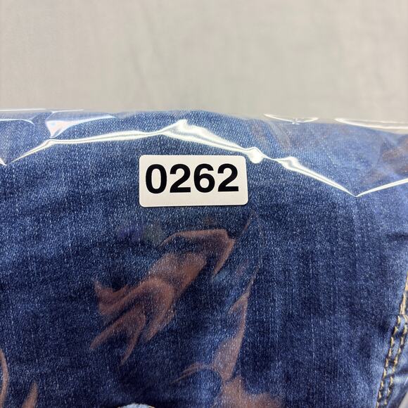 Silver Jeans Co. Boot Cut Jeans Women's 32x33 Blue Elyse Slim Boot Distressed - Picture 10 of 10